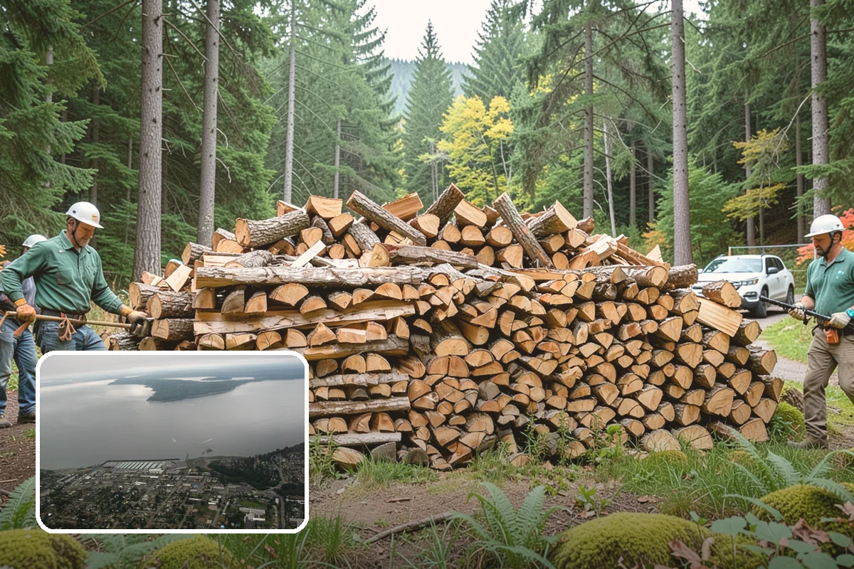 Fishing Lodge Firewood in Des Moines, King County, WA - Keeps lodge and cabins consistently stocked