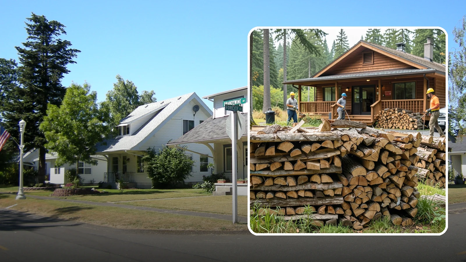 Fishing Lodge Firewood in DuPont, Pierce County, WA - Reliable firewood supply for fishing lodges and waterfront guest operations.