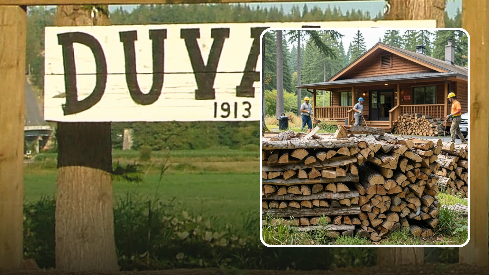Fishing Lodge Firewood in Duvall, King County, WA - Reliable firewood supply for fishing lodges and waterfront guest operations.