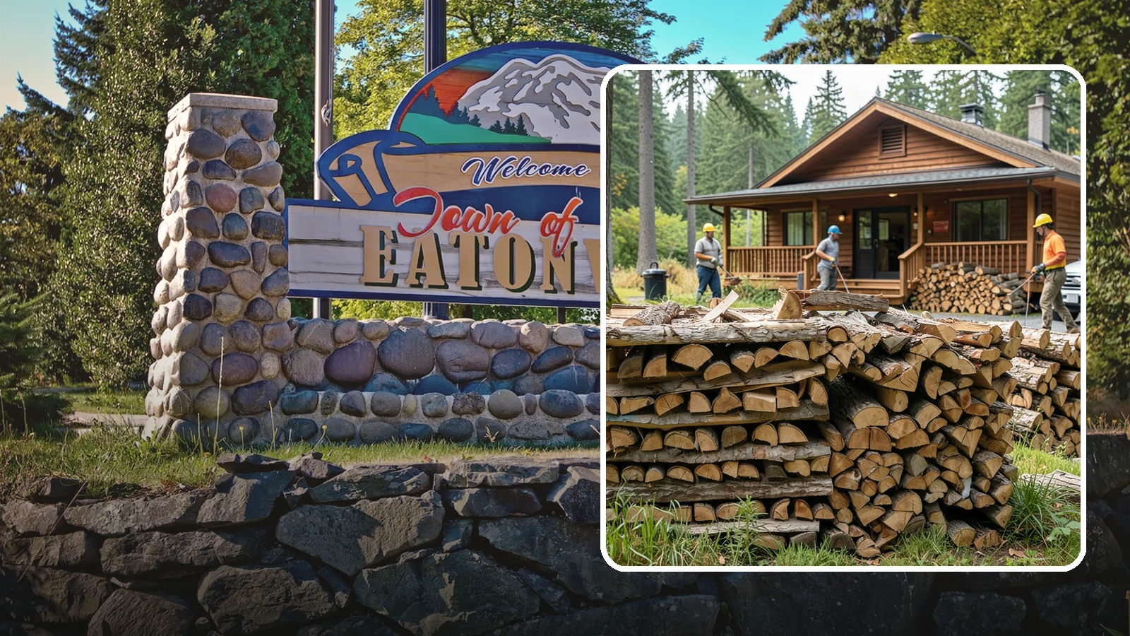 Fishing Lodge Firewood in Eatonville, Pierce County, WA - Reliable firewood supply for fishing lodges and waterfront guest operations.