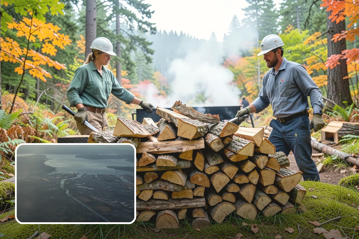 Fishing Lodge Firewood in Fife, Pierce County, WA - Keeps lodge and cabins consistently stocked