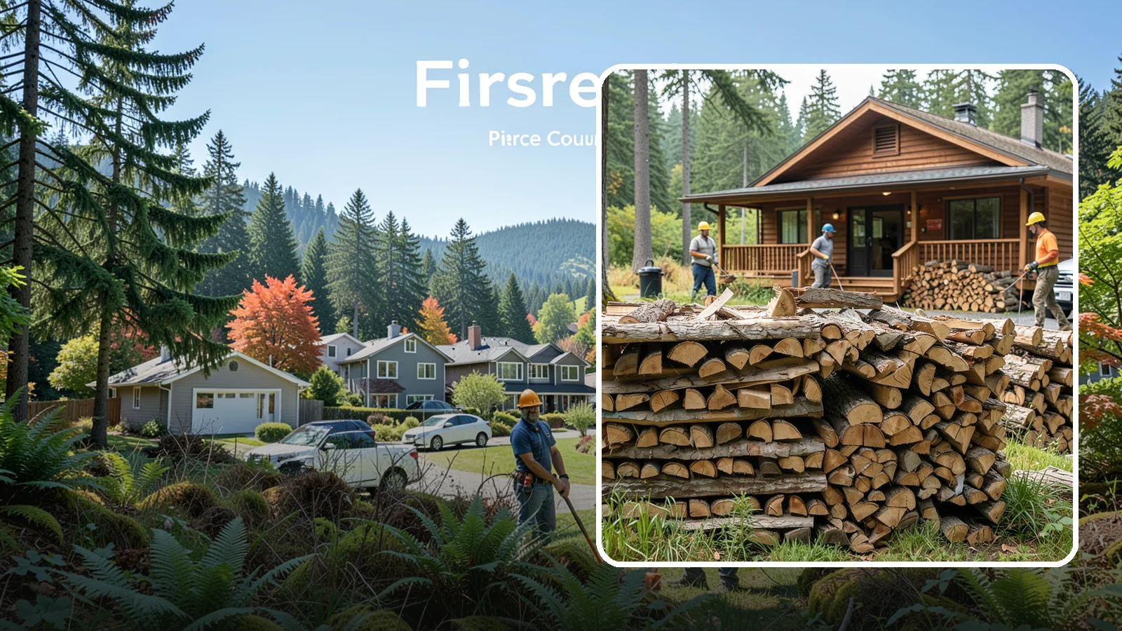 Fishing Lodge Firewood in Fircrest, Pierce County, WA - Reliable firewood supply for fishing lodges and waterfront guest operations.