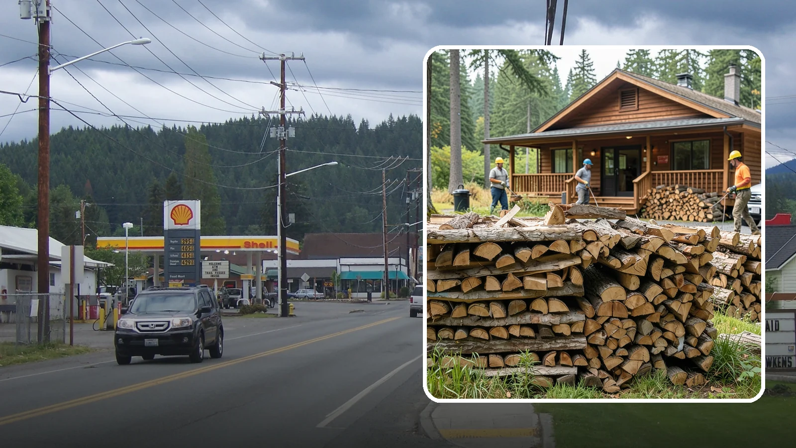 Fishing Lodge Firewood in Granite Falls, Snohomish County, WA - Reliable firewood supply for fishing lodges and waterfront guest operations.