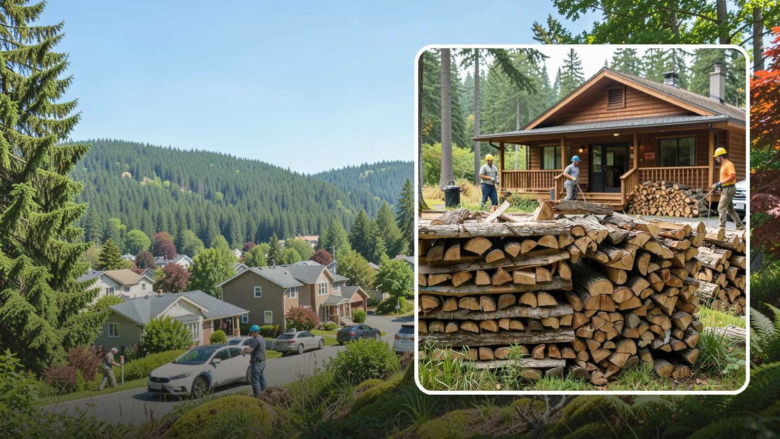 Fishing Lodge Firewood in Index, Snohomish County, WA - Reliable firewood supply for fishing lodges and waterfront guest operations.