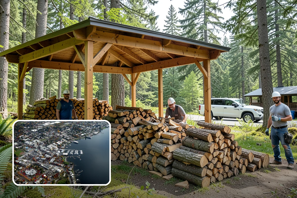 Fishing Lodge Firewood in Kirkland, King County, WA - Keeps lodge and cabins consistently stocked
