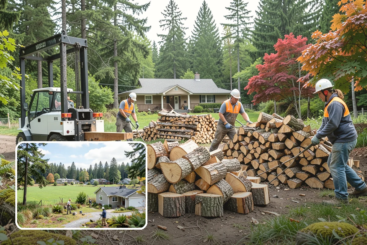Fishing Lodge Firewood in Lyman, Skagit County, WA - Keeps lodge and cabins consistently stocked