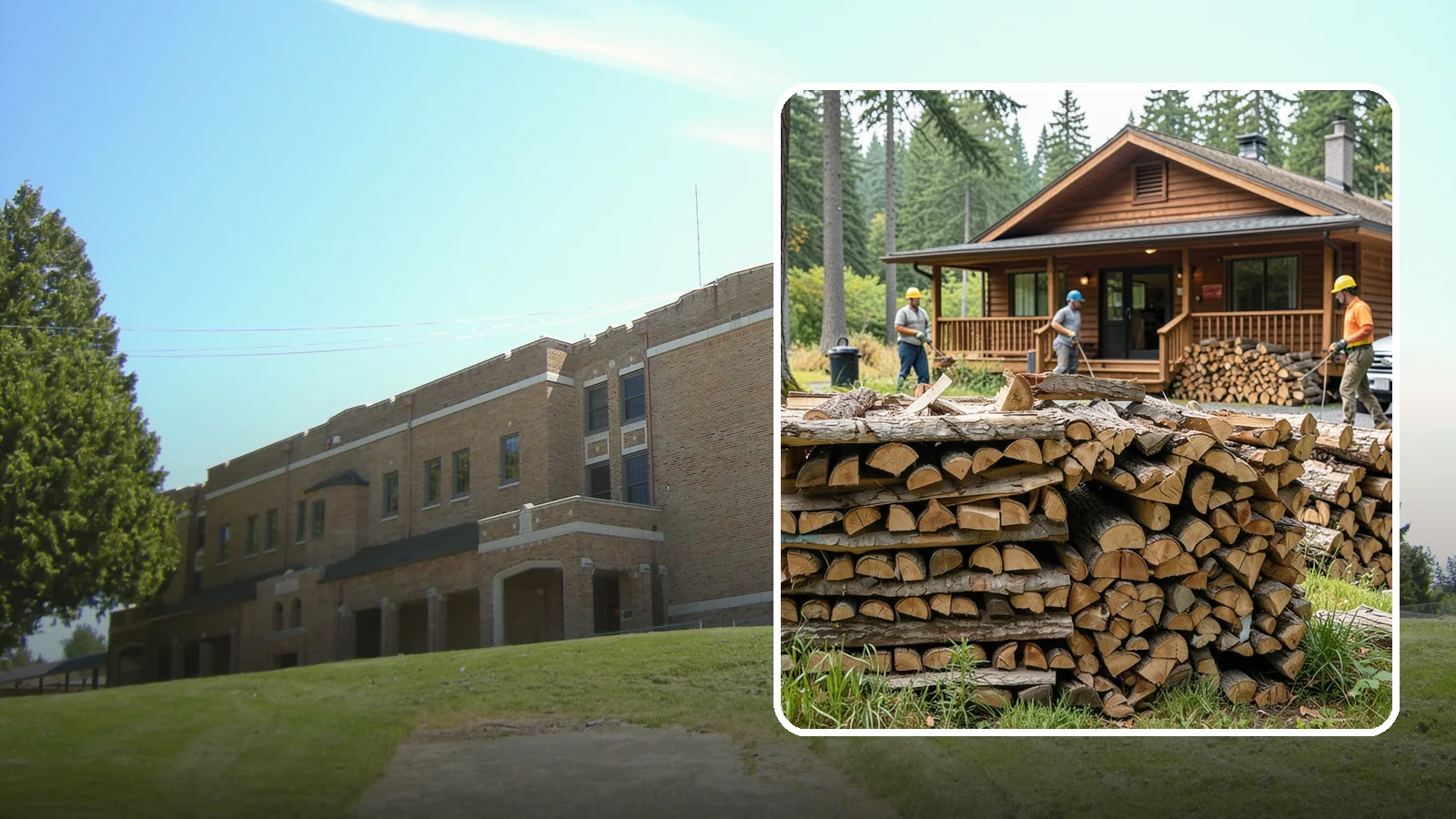 Fishing Lodge Firewood in Maple Valley, King County, WA - Reliable firewood supply for fishing lodges and waterfront guest operations.