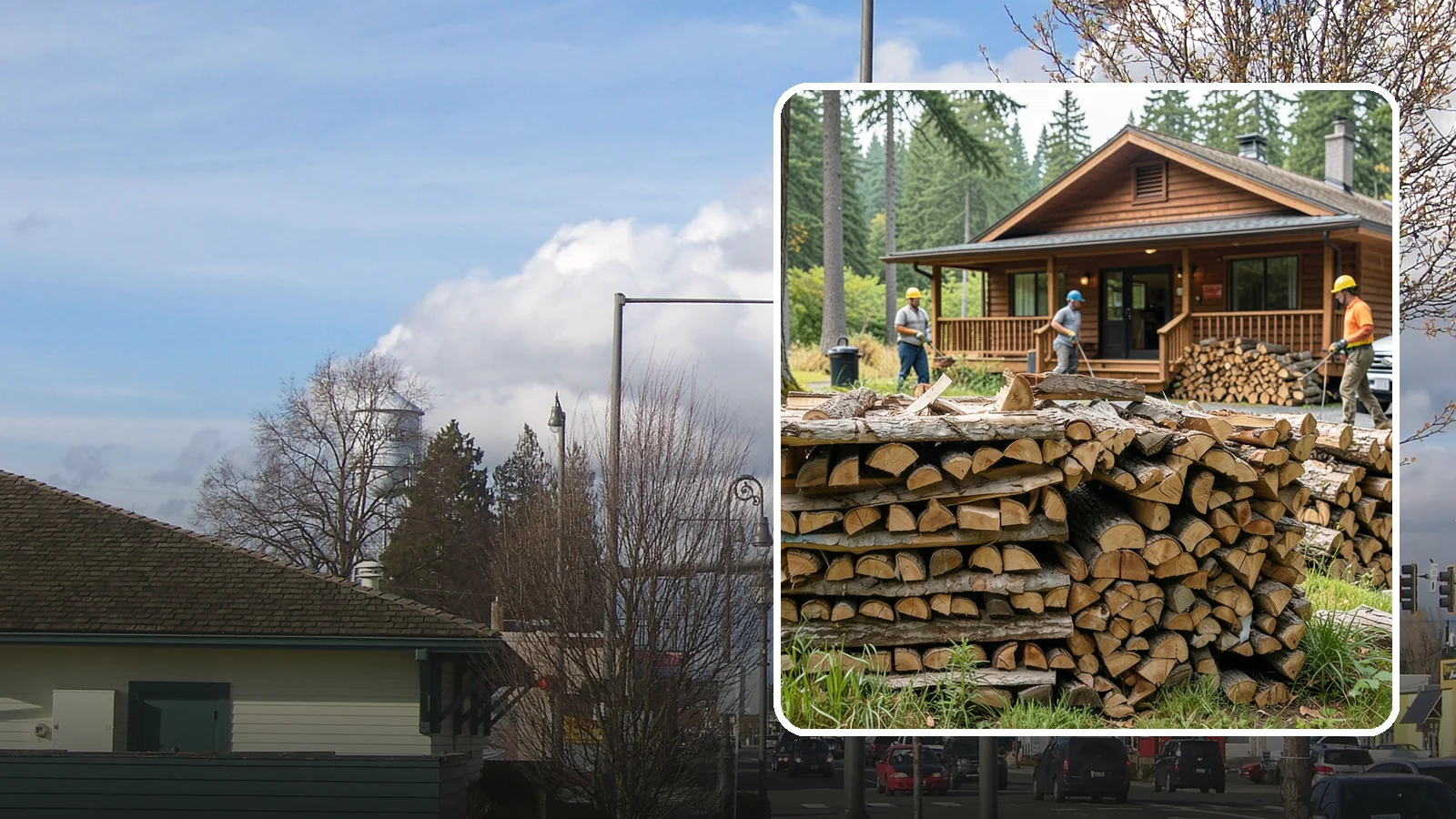 Fishing Lodge Firewood in Marysville, Snohomish County, WA - Reliable firewood supply for fishing lodges and waterfront guest operations.