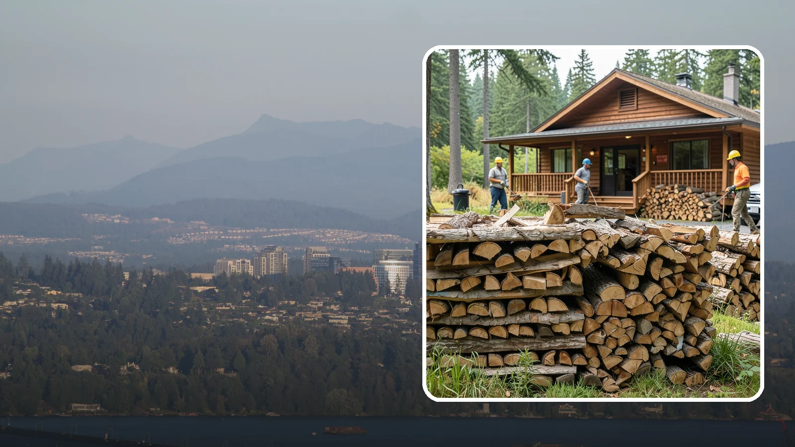 Fishing Lodge Firewood in Medina, King County, WA - Reliable firewood supply for fishing lodges and waterfront guest operations.