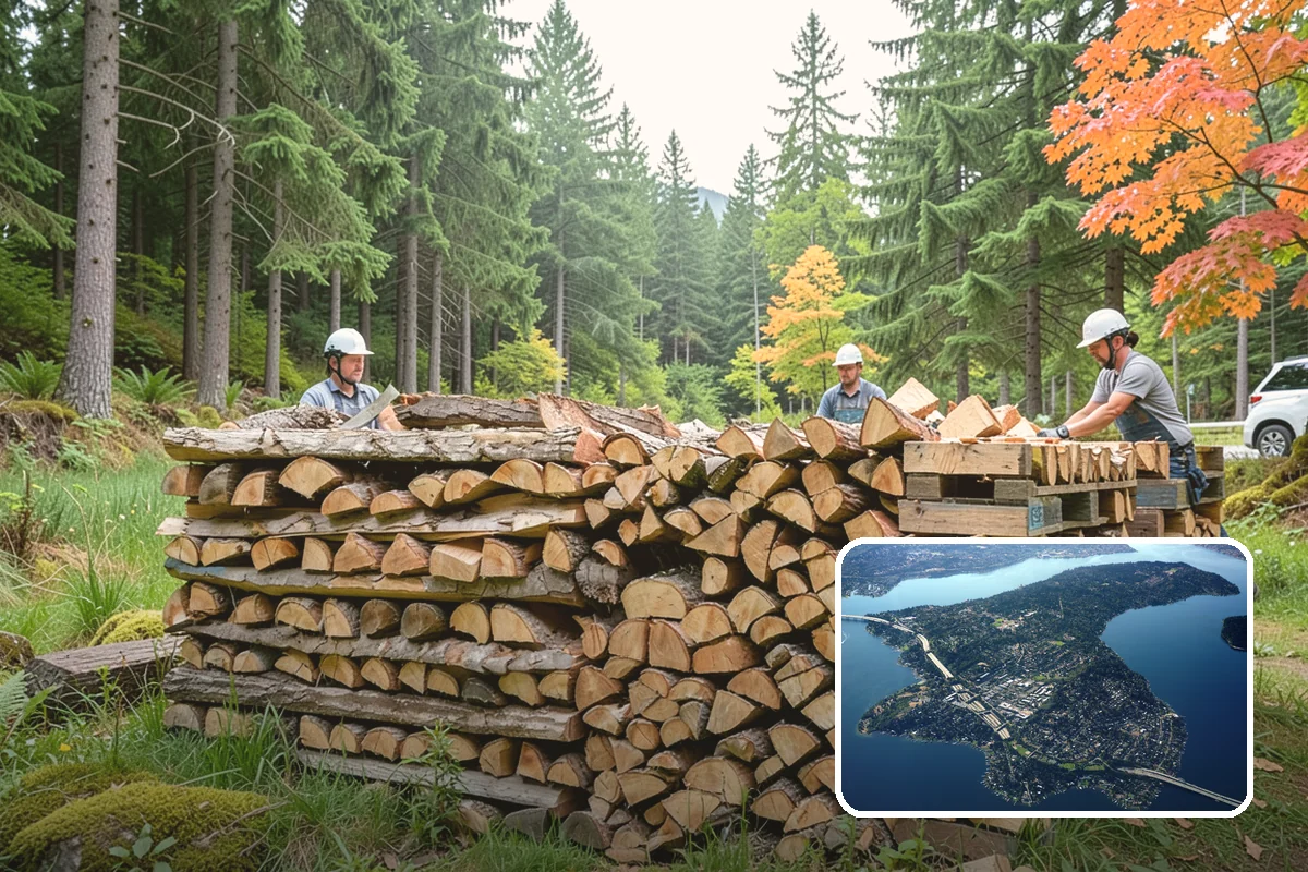 Fishing Lodge Firewood in Mercer Island, King County, WA - Keeps lodge and cabins consistently stocked