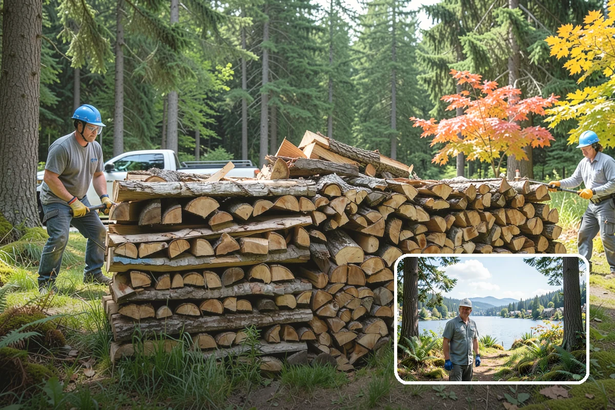 Fishing Lodge Firewood in Milton, King County, WA - Keeps lodge and cabins consistently stocked