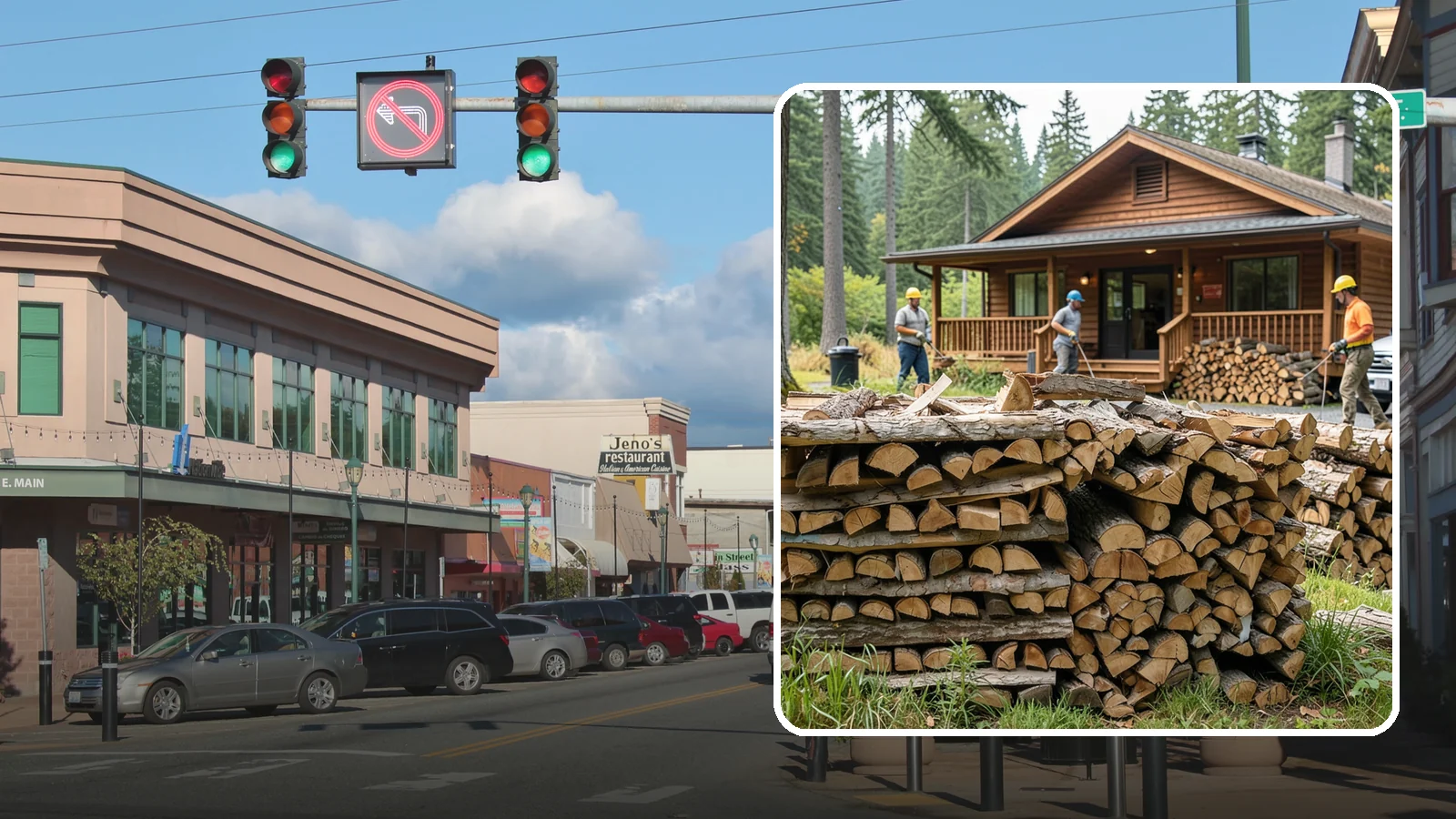 Fishing Lodge Firewood in Monroe, Snohomish County, WA - Reliable firewood supply for fishing lodges and waterfront guest operations.