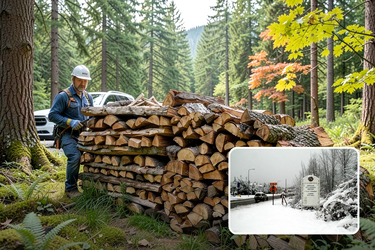 Fishing Lodge Firewood in Newcastle, King County, WA - Keeps lodge and cabins consistently stocked