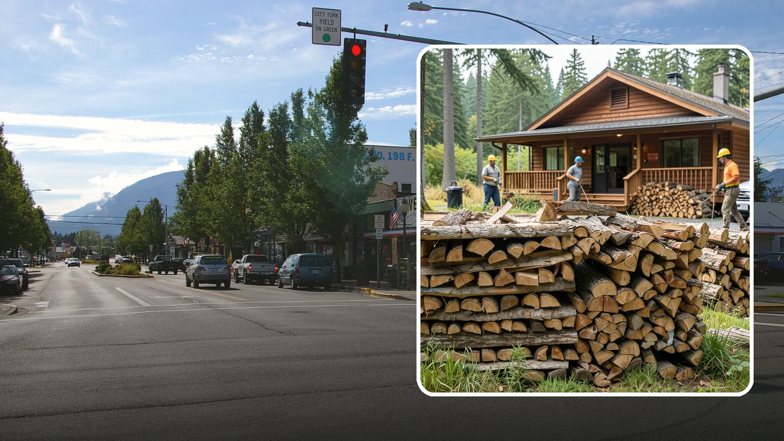 Fishing Lodge Firewood in North Bend, King County, WA - Reliable firewood supply for fishing lodges and waterfront guest operations.