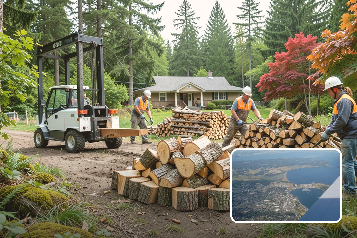 Fishing Lodge Firewood in Oak Harbor, Island County, WA - Keeps lodge and cabins consistently stocked