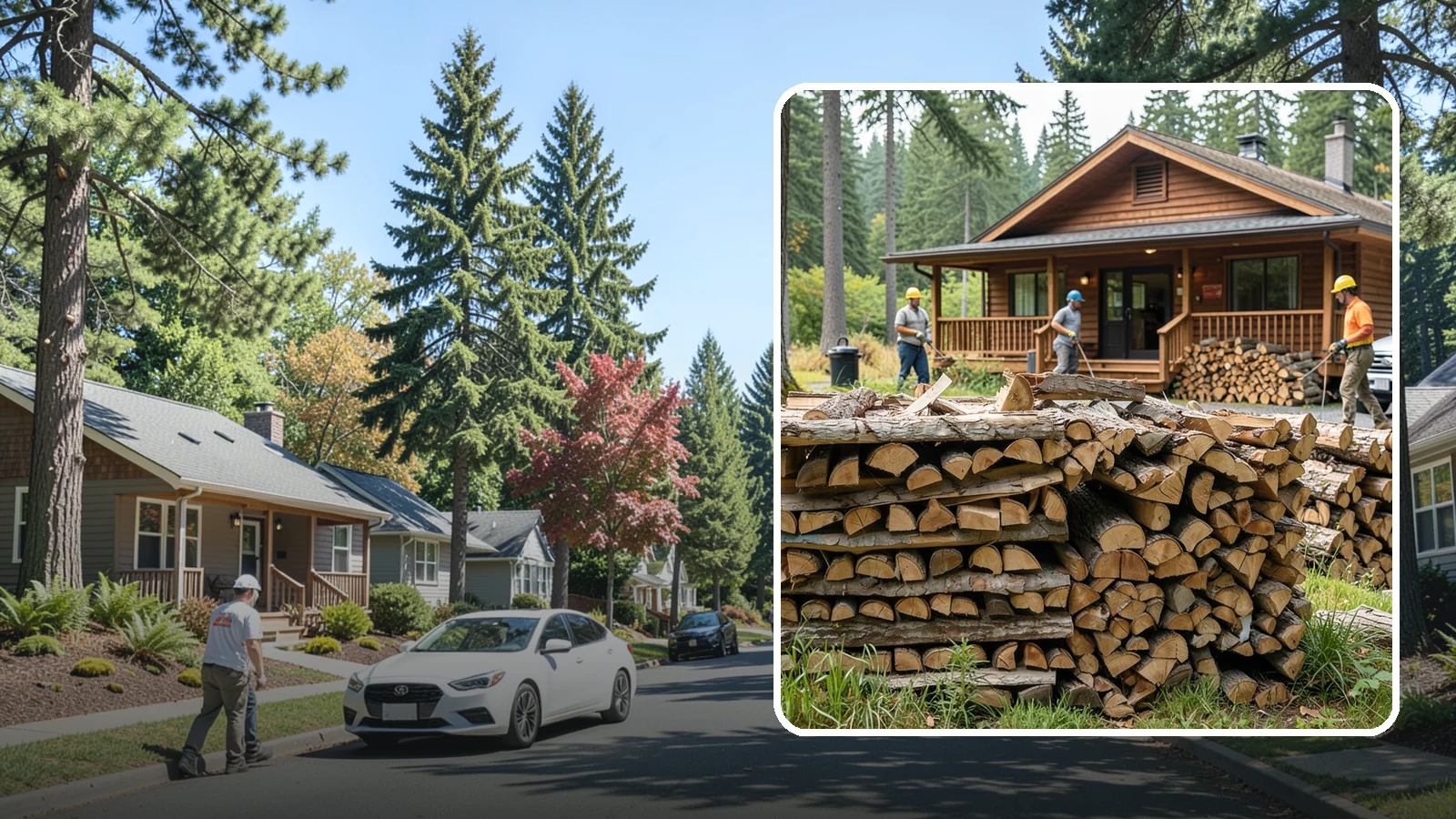 Fishing Lodge Firewood in Orting, Pierce County, WA - Reliable firewood supply for fishing lodges and waterfront guest operations.