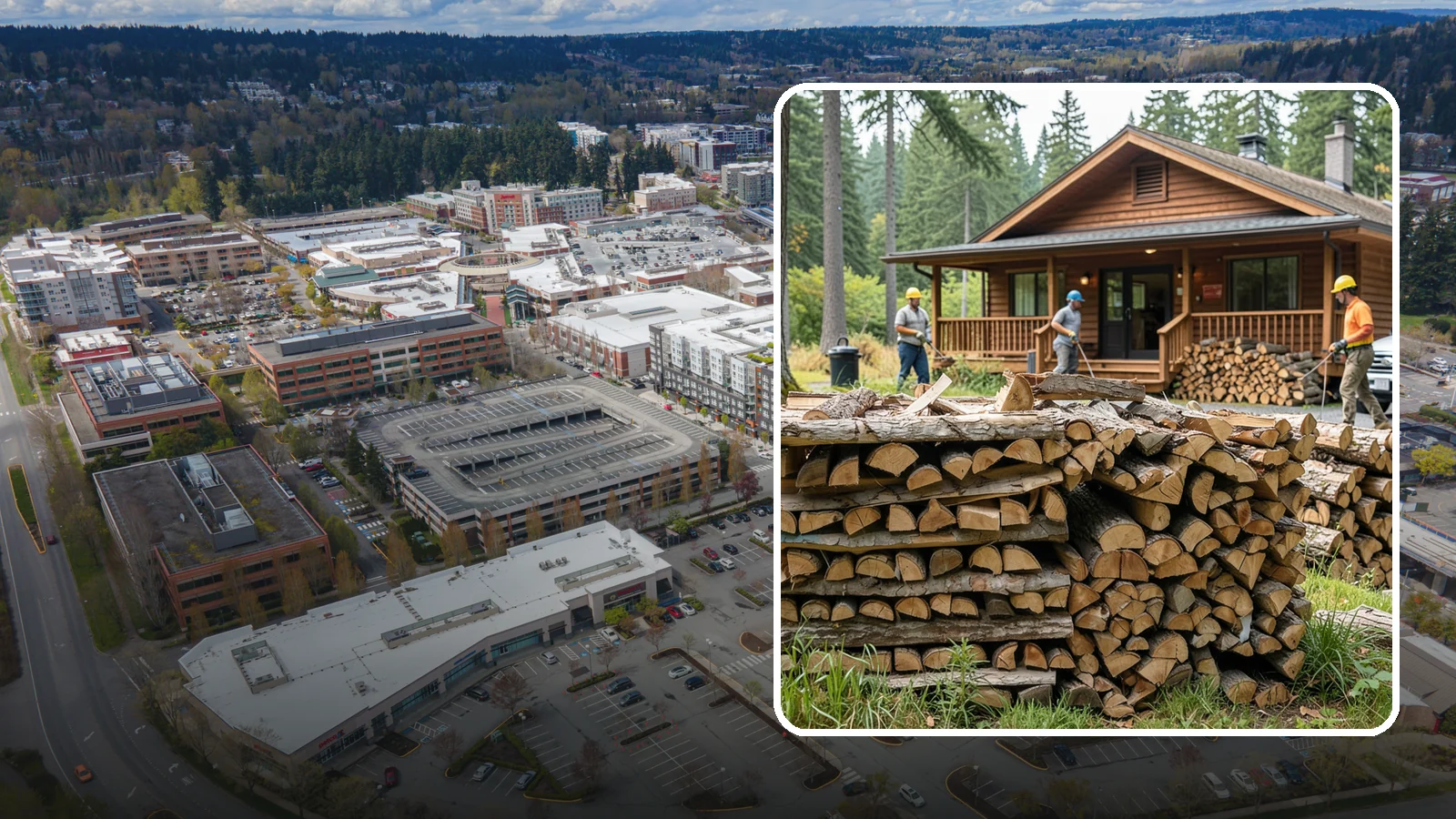 Fishing Lodge Firewood in Redmond, King County, WA - Reliable firewood supply for fishing lodges and waterfront guest operations.
