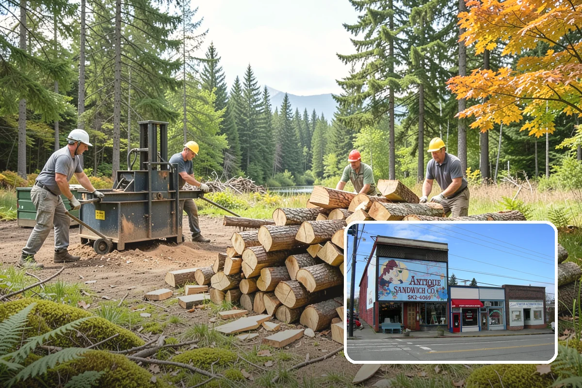 Fishing Lodge Firewood in Ruston, Pierce County, WA - Keeps lodge and cabins consistently stocked