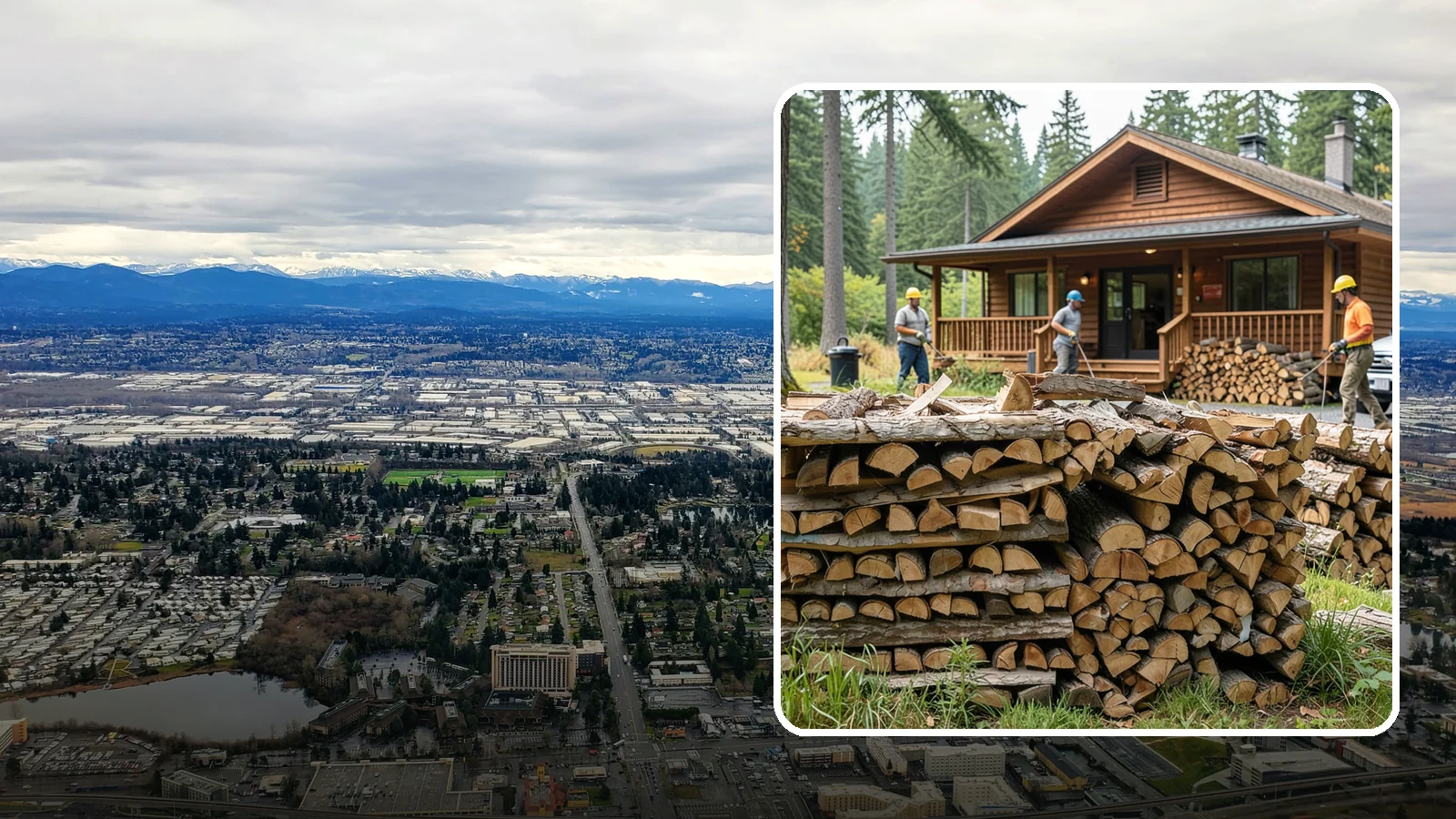 Fishing Lodge Firewood in SeaTac, WA - Reliable firewood supply for fishing lodges and waterfront guest operations.