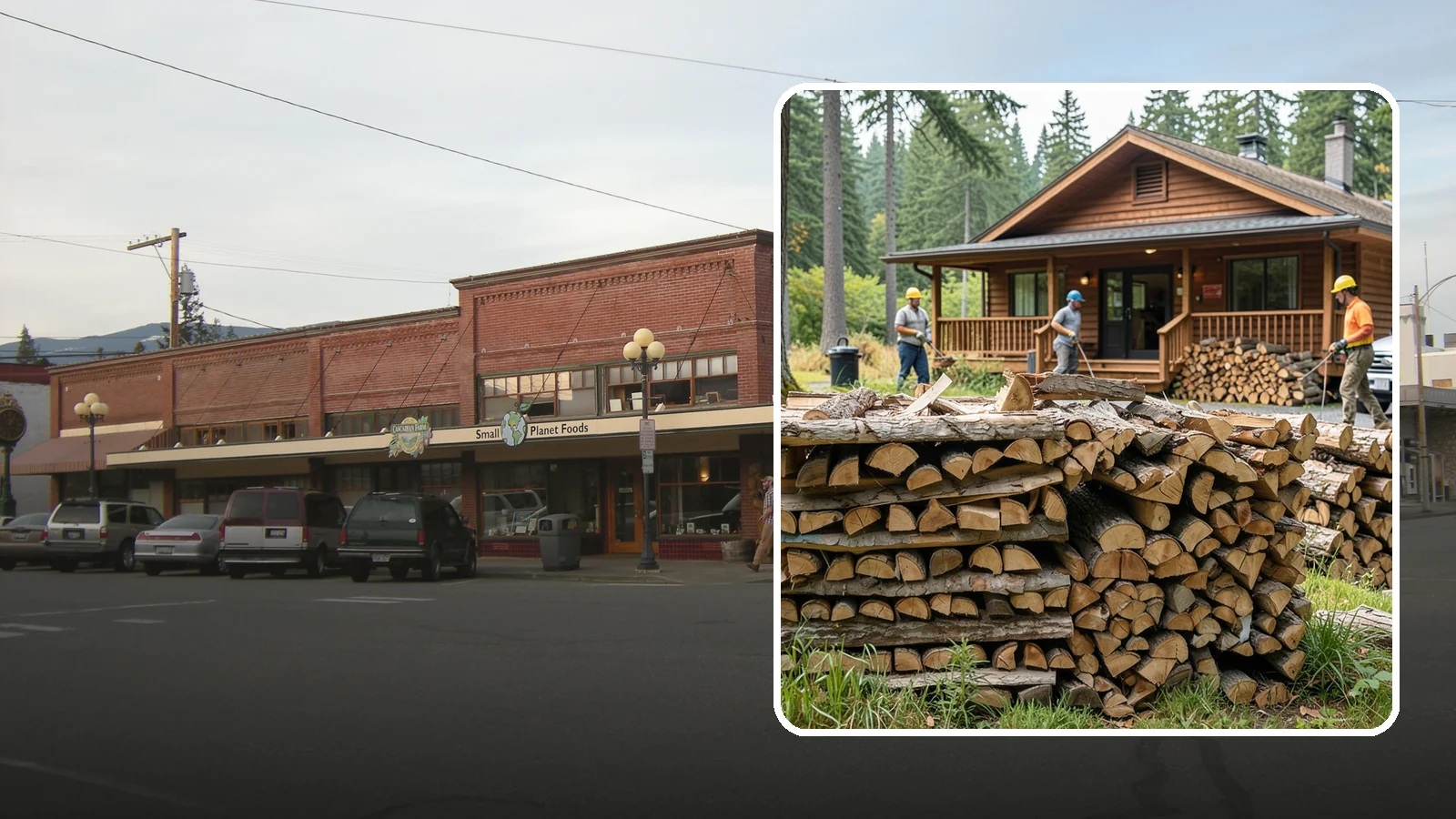 Fishing Lodge Firewood in Sedro-Woolley, Skagit County, WA - Reliable firewood supply for fishing lodges and waterfront guest operations.