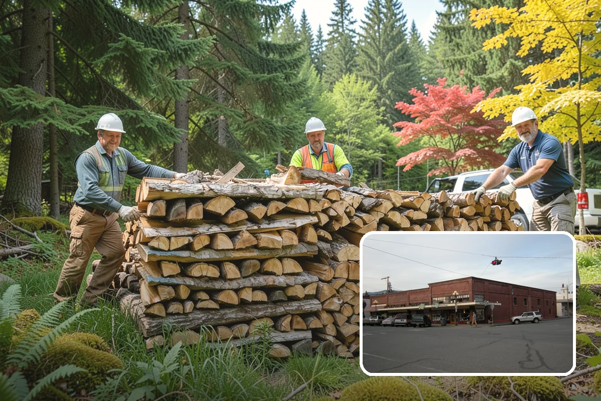 Fishing Lodge Firewood in Sedro-Woolley, Skagit County, WA - Keeps lodge and cabins consistently stocked