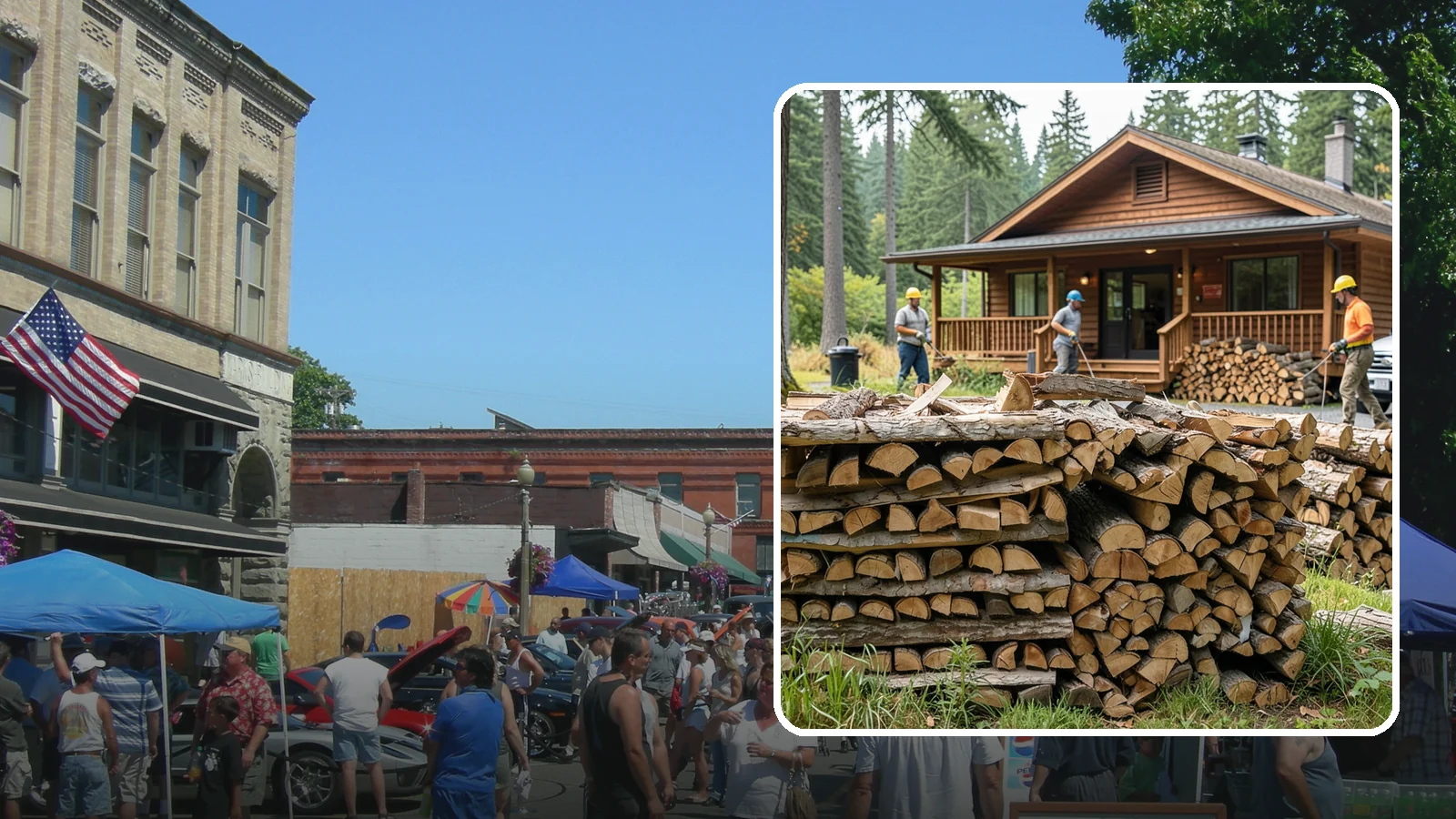 Fishing Lodge Firewood in Snohomish, Snohomish County, WA - Reliable firewood supply for fishing lodges and waterfront guest operations.