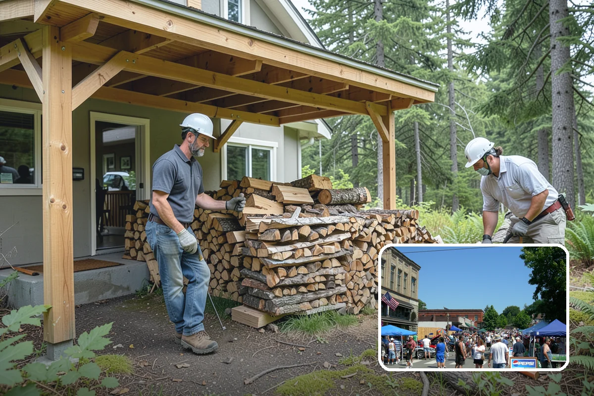Fishing Lodge Firewood in Snohomish, Snohomish County, WA - Keeps lodge and cabins consistently stocked