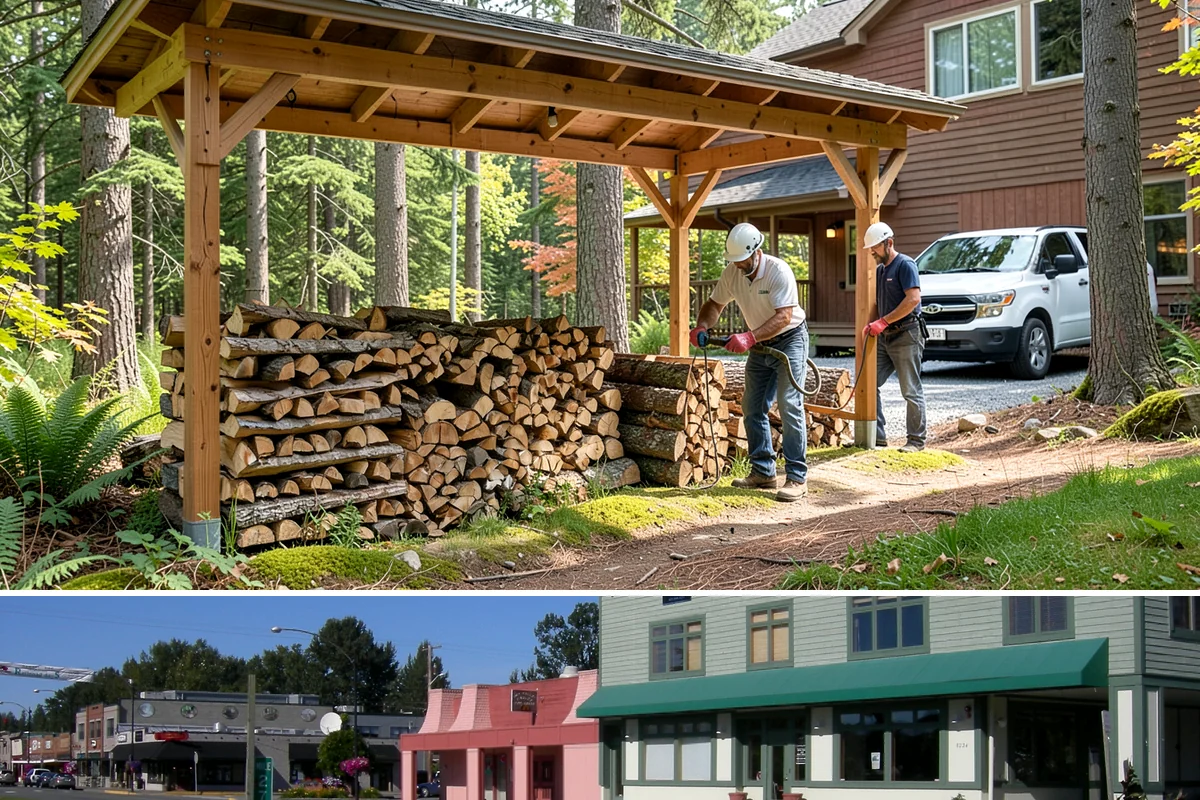 Fishing Lodge Firewood in Snoqualmie, King County, WA - Guest traffic peaks in the fishing season, so establish restocking before your busy months begin.