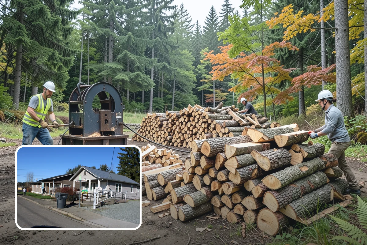 Fishing Lodge Firewood in South Prairie, Pierce County, WA - Keeps lodge and cabins consistently stocked