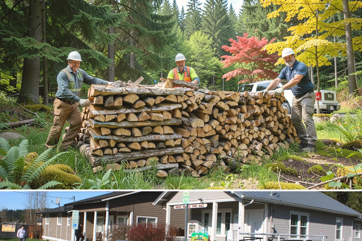 Fishing Lodge Firewood in South Prairie, Pierce County, WA - Guest traffic peaks in the fishing season, so establish restocking before your busy months begin.