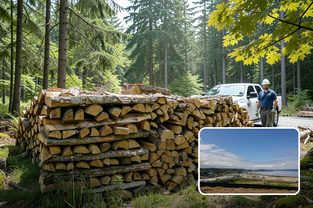 Fishing Lodge Firewood in University Place, Pierce County, WA - Keeps lodge and cabins consistently stocked