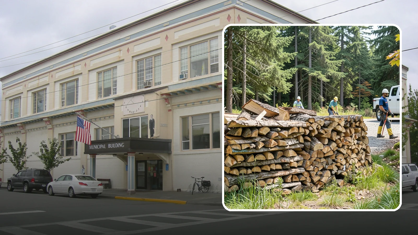 Fresh Cut Firewood in Anacortes, Skagit County, WA - Freshly cut firewood delivered ready for you to begin the seasoning process at home.