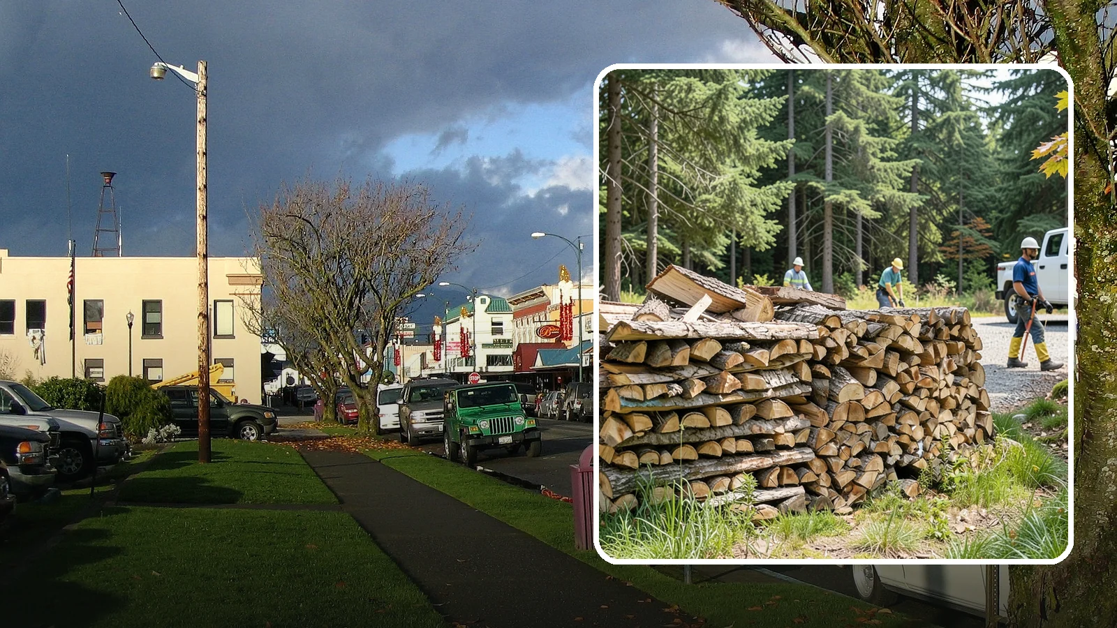 Fresh Cut Firewood in Arlington, Snohomish County, WA - Freshly cut firewood delivered ready for you to begin the seasoning process at home.