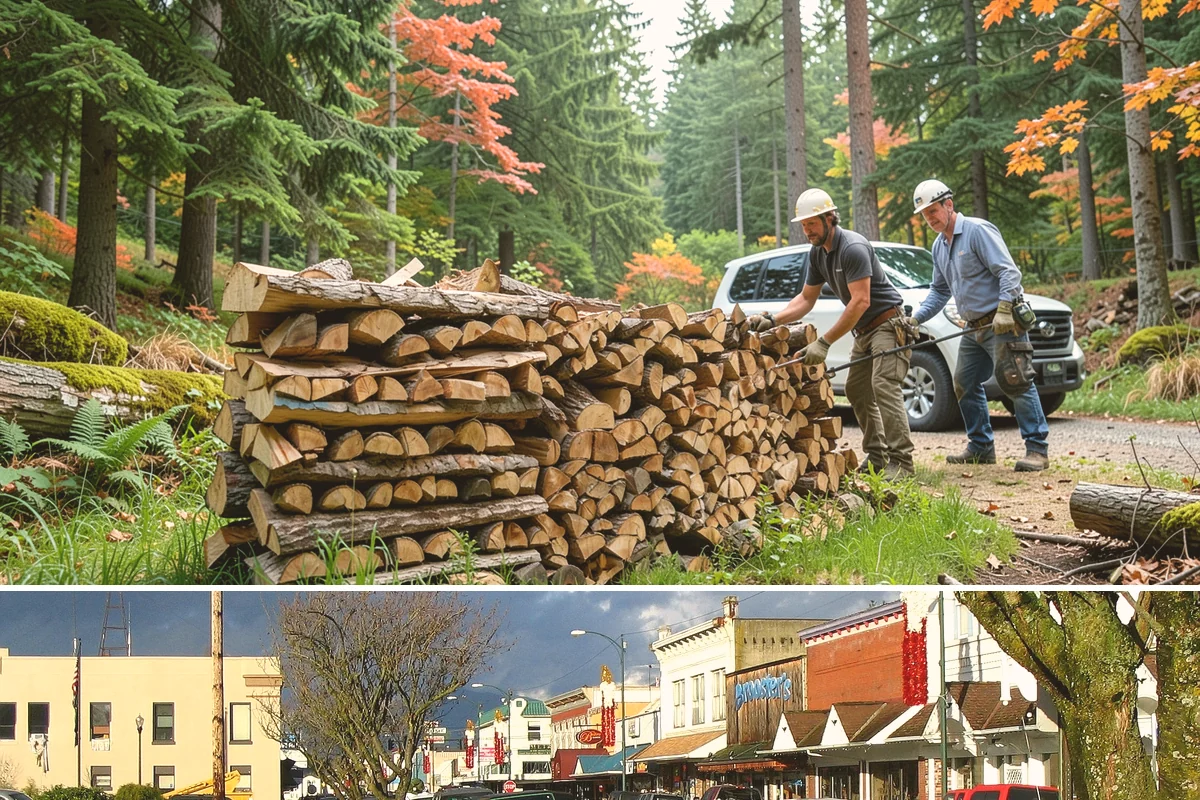 Fresh Cut Firewood in Arlington, Snohomish County, WA - Order in late winter or spring so the wood has the full dry season to cure before you burn it.