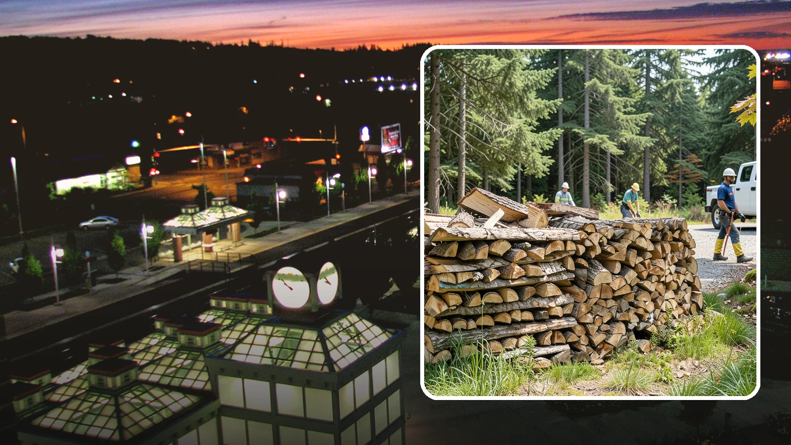 Fresh Cut Firewood in Auburn, King County, WA - Freshly cut firewood delivered ready for you to begin the seasoning process at home.