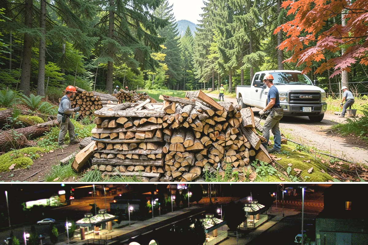 Fresh Cut Firewood in Auburn, King County, WA - Order in late winter or spring so the wood has the full dry season to cure before you burn it.