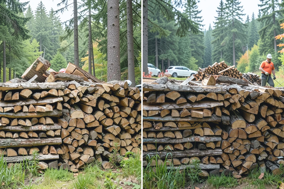 Fresh Cut Firewood in Beaux Arts Village, King County, WA - Confirm your quantity and preferred split size