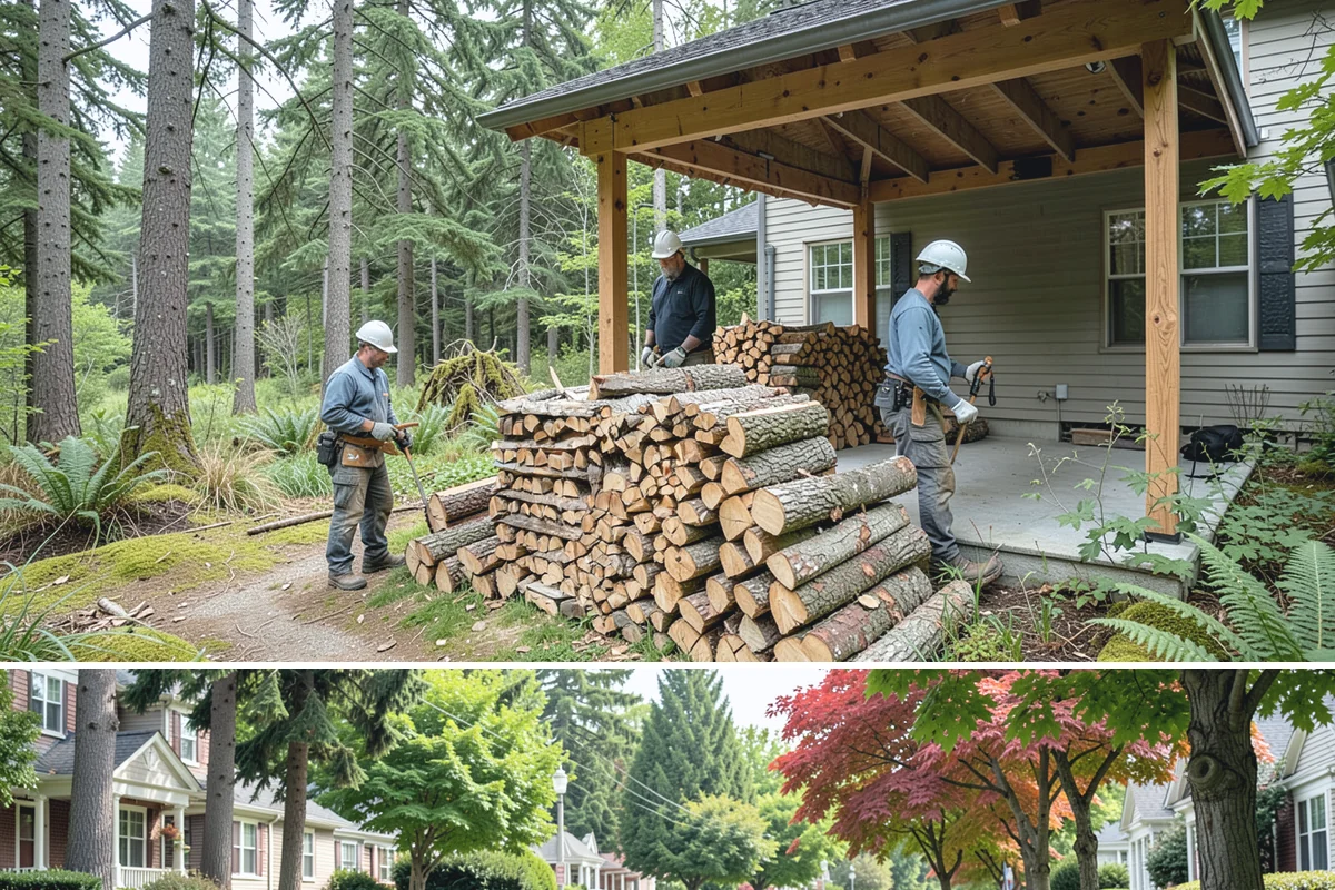 Fresh Cut Firewood in Beaux Arts Village, King County, WA - Order in late winter or spring so the wood has the full dry season to cure before you burn it.