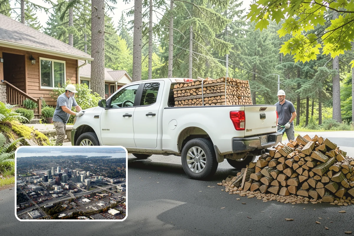 Fresh Cut Firewood in Bellevue, King County, WA - Lower price point than seasoned stock