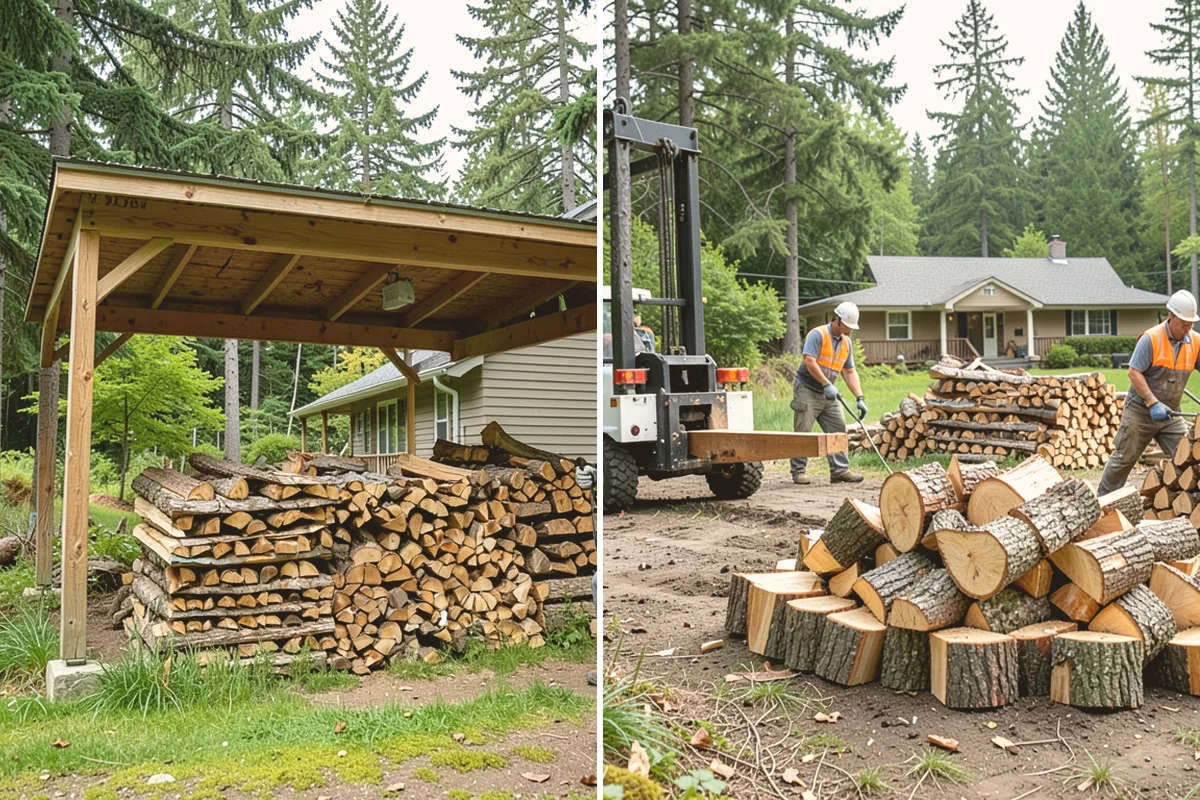 Fresh Cut Firewood in Brier, Snohomish County, WA - Confirm your quantity and preferred split size