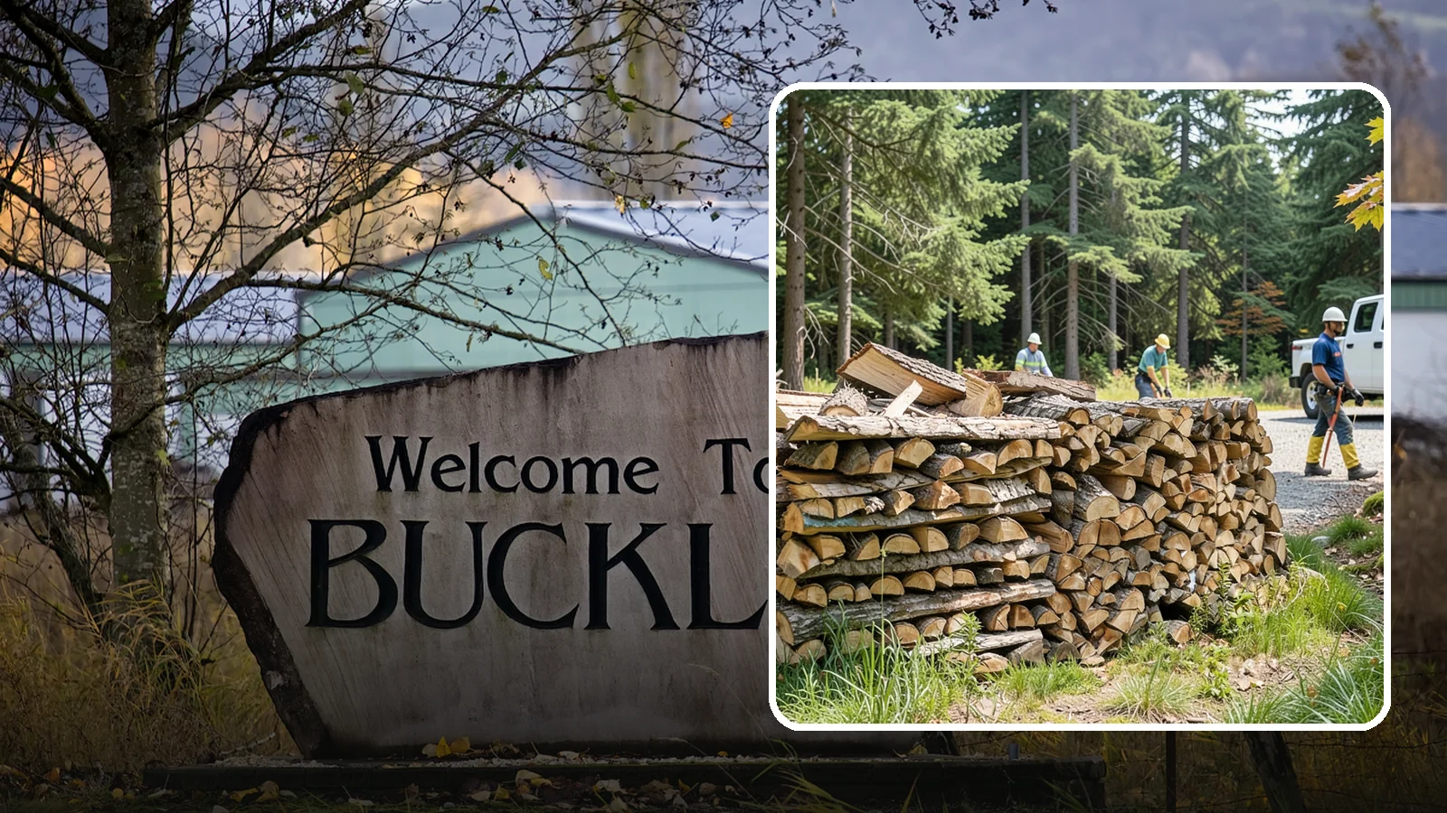 Fresh Cut Firewood in Buckley, Pierce County, WA - Freshly cut firewood delivered ready for you to begin the seasoning process at home.