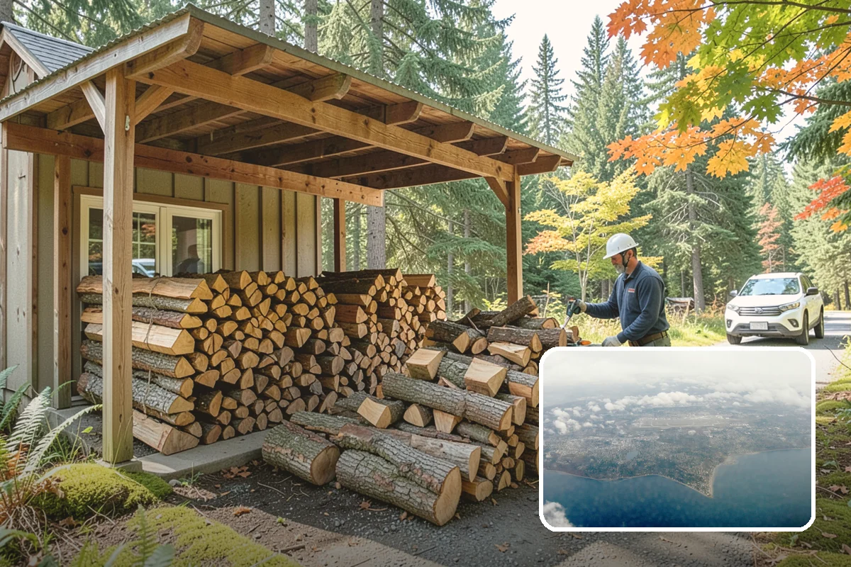 Fresh Cut Firewood in Burien, King County, WA - Lower price point than seasoned stock