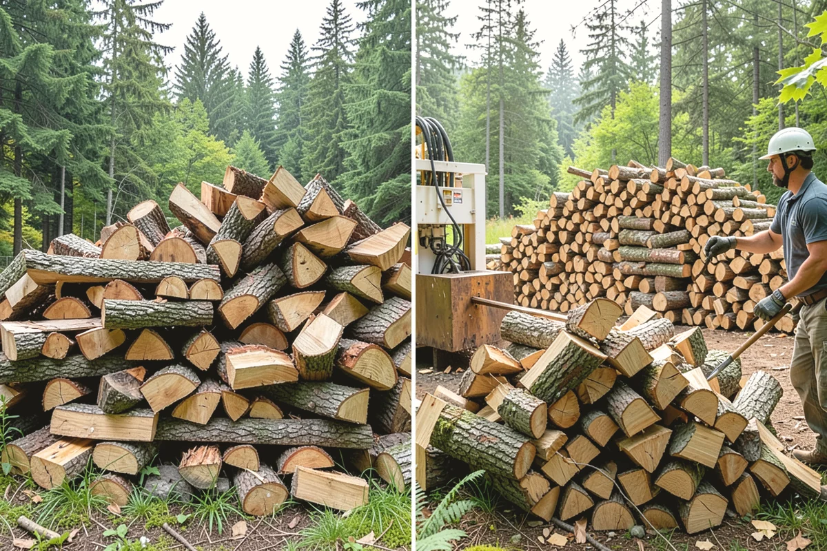 Fresh Cut Firewood in Burien, King County, WA - Confirm your quantity and preferred split size