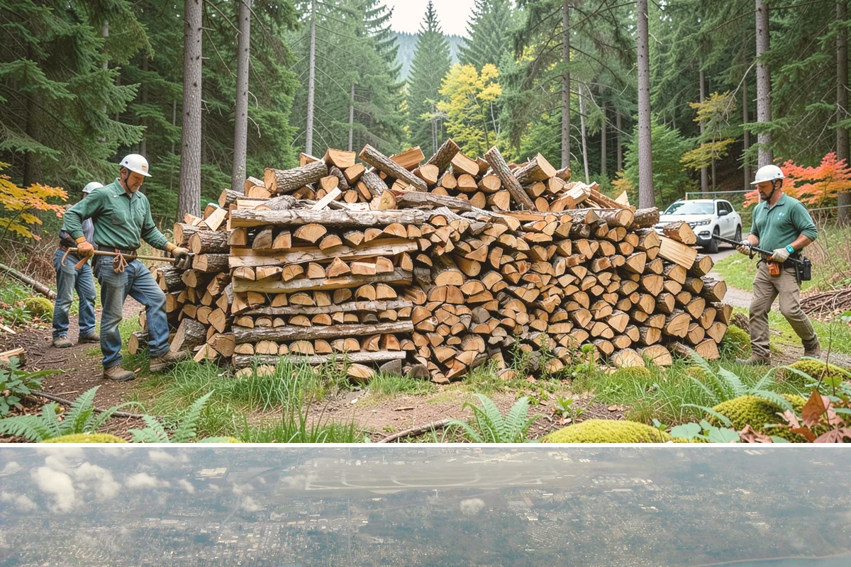 Fresh Cut Firewood in Burien, King County, WA - Order in late winter or spring so the wood has the full dry season to cure before you burn it.