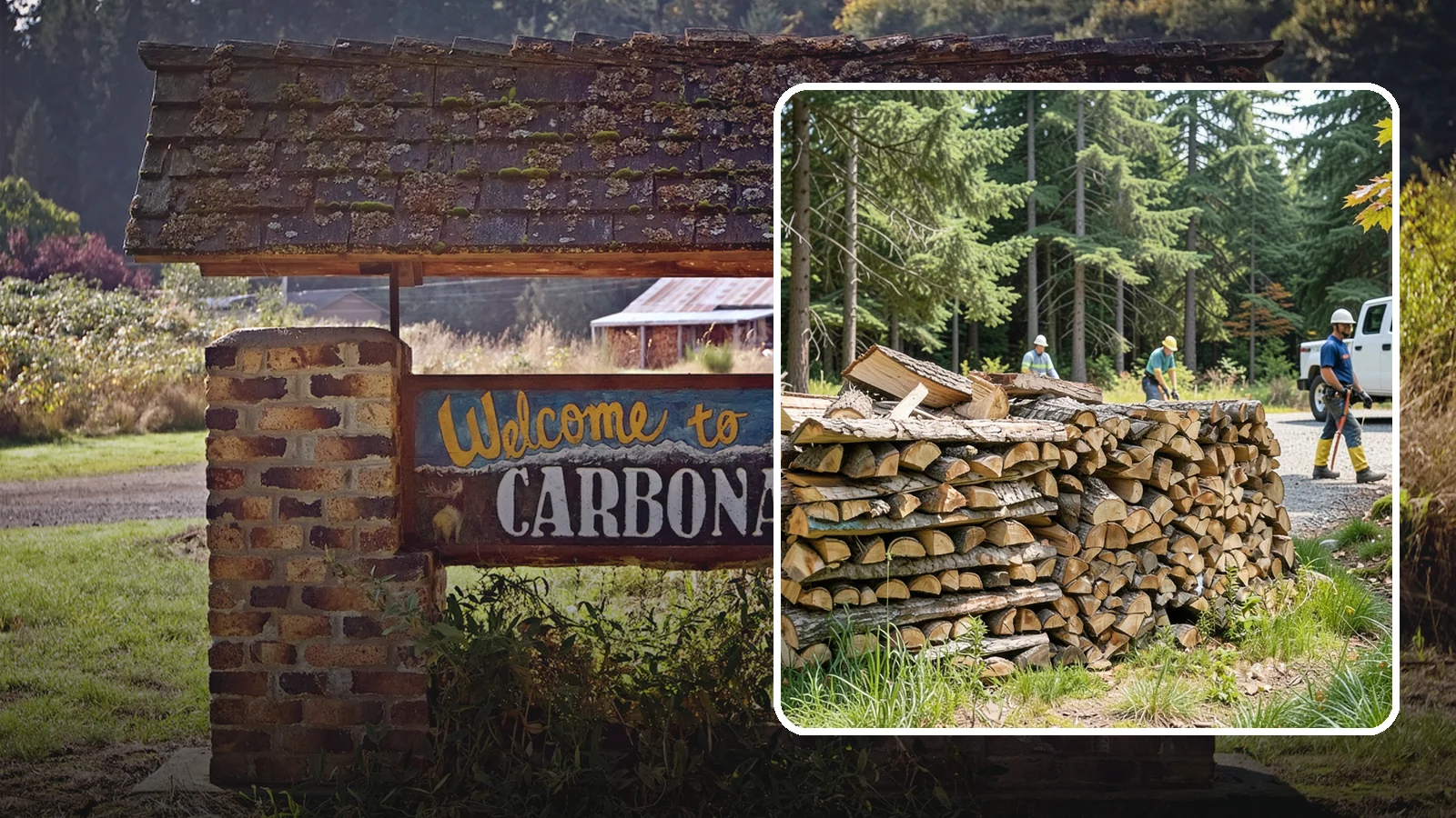 Fresh Cut Firewood in Carbonado, Pierce County, WA - Freshly cut firewood delivered ready for you to begin the seasoning process at home.
