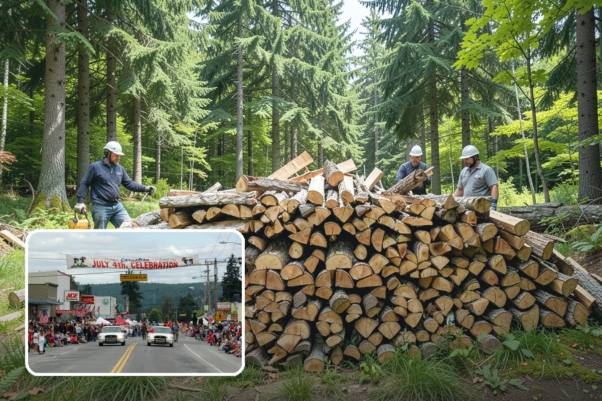 Fresh Cut Firewood in Carnation, King County, WA - Lower price point than seasoned stock