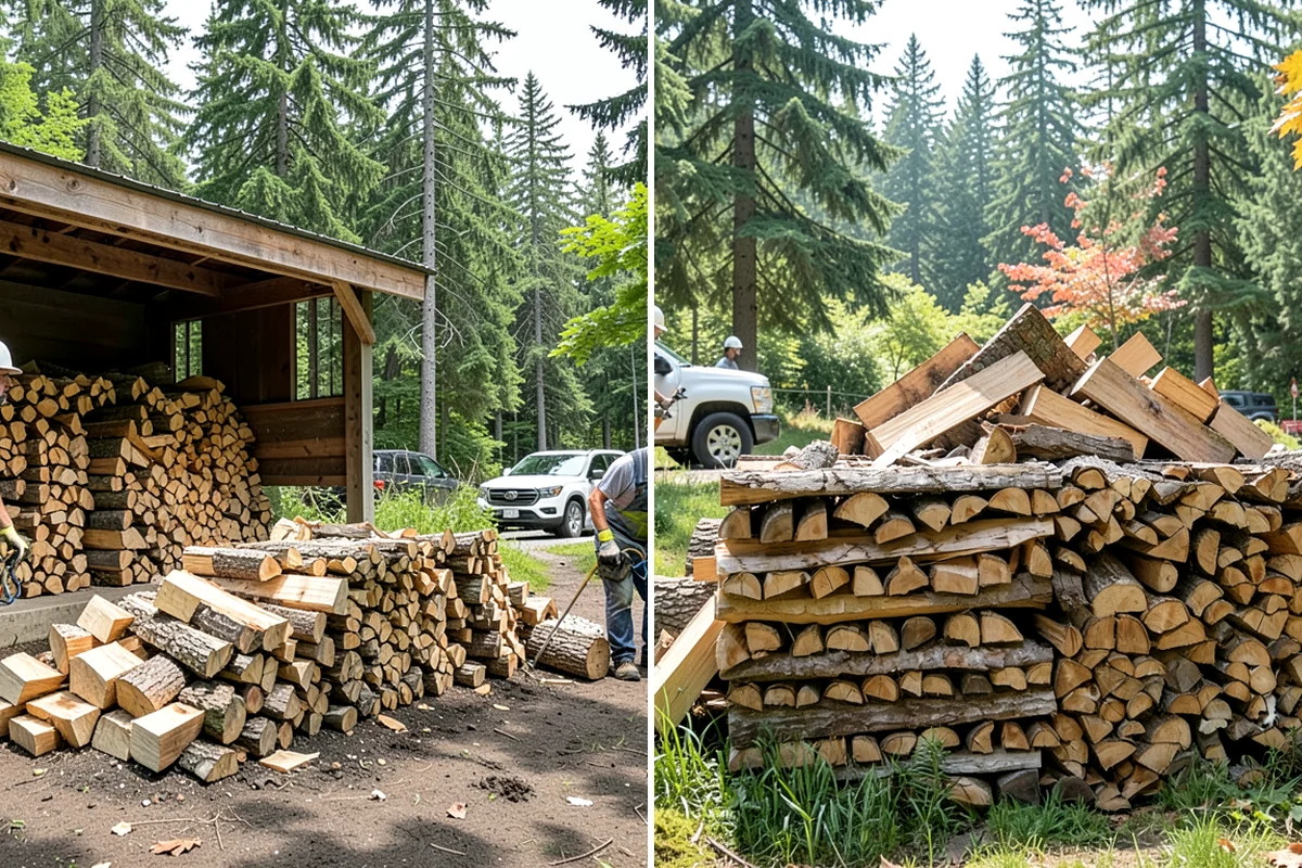 Fresh Cut Firewood in Concrete, Skagit County, WA - Confirm your quantity and preferred split size