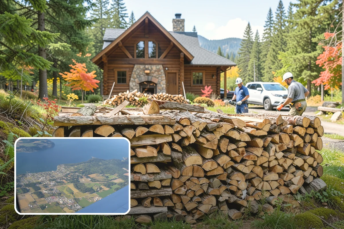 Fresh Cut Firewood in Coupeville, Island County, WA - Lower price point than seasoned stock