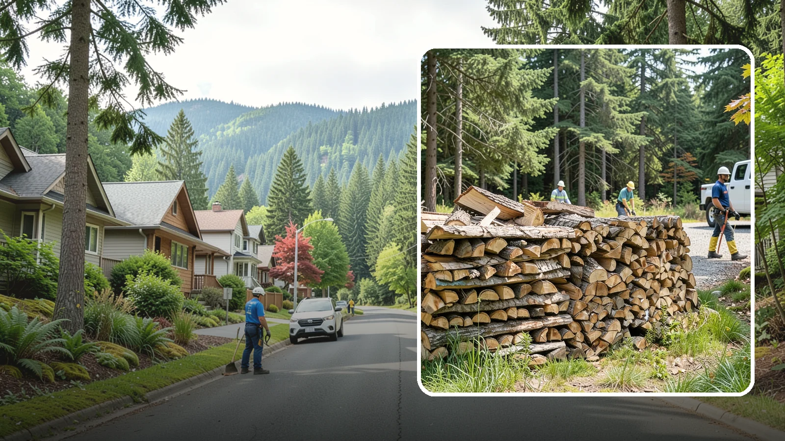 Fresh Cut Firewood in Darrington, WA - Freshly cut firewood delivered ready for you to begin the seasoning process at home.