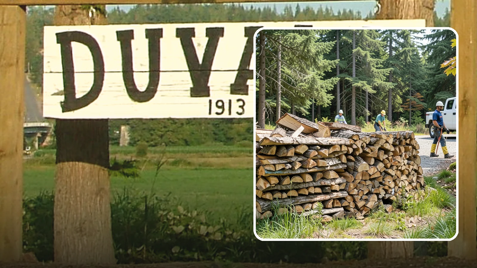Fresh Cut Firewood in Duvall, King County, WA - Freshly cut firewood delivered ready for you to begin the seasoning process at home.